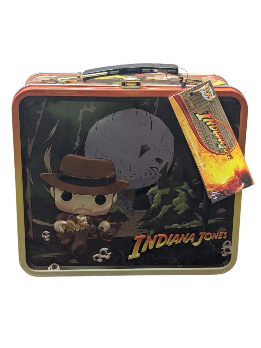 Funko Indiana Jones Metal Embossed Lunch Box Tin Collectible Lucasfilm NWT